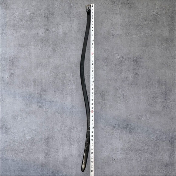 Johnston Murphy Size 38‎ Black Leather Belt 75-70040 - Picture 6 of 8